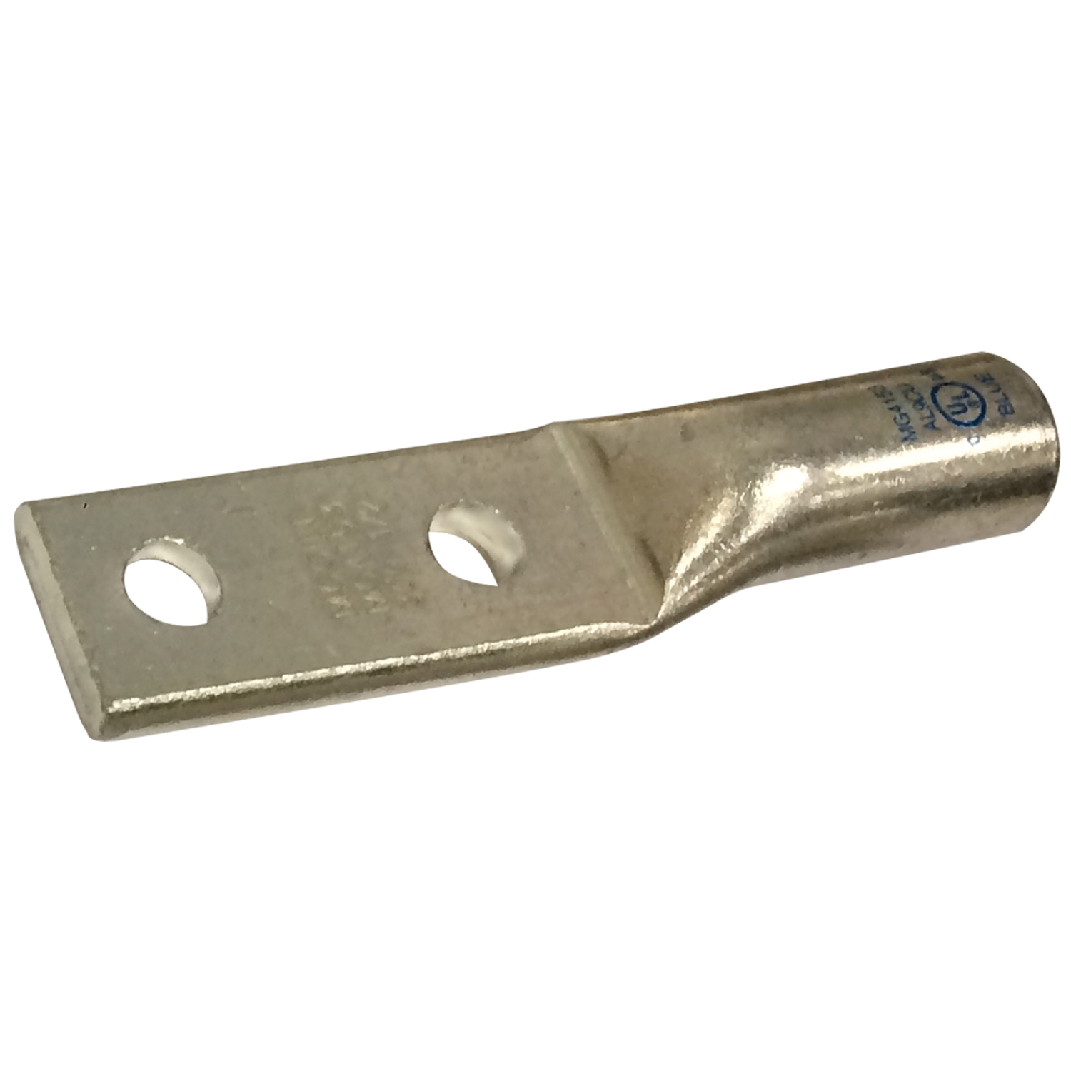 Lovelysp 2/0 Aluminum Mechanical Lug - Two Hole, Dual Rated, Tin-Plated For Easy Grounding